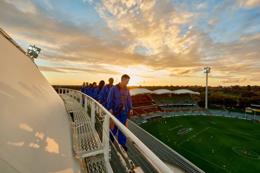 Adelaide Oval Roof Climb 1