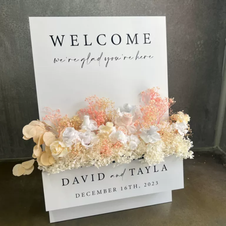 Two Daisies Creative wedding sign
