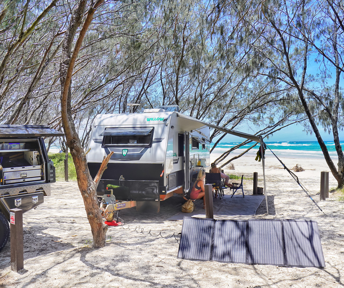 Camping on North Stradbroke Island