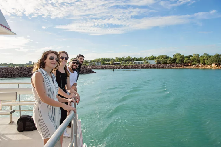 Take in the sights of Darwin from the water