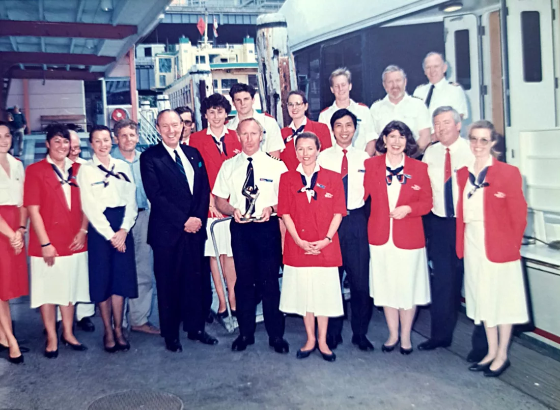 1991 Awards Crew at Circular Quay