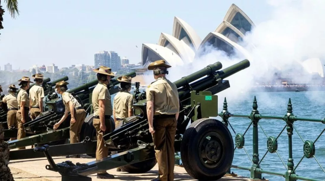 Australia Day Midday Salute 2