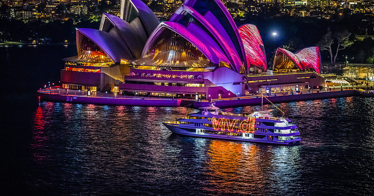 Vivid Sydney 2025 Lights Cruises Captain Cook Cruises Sydney Harbour