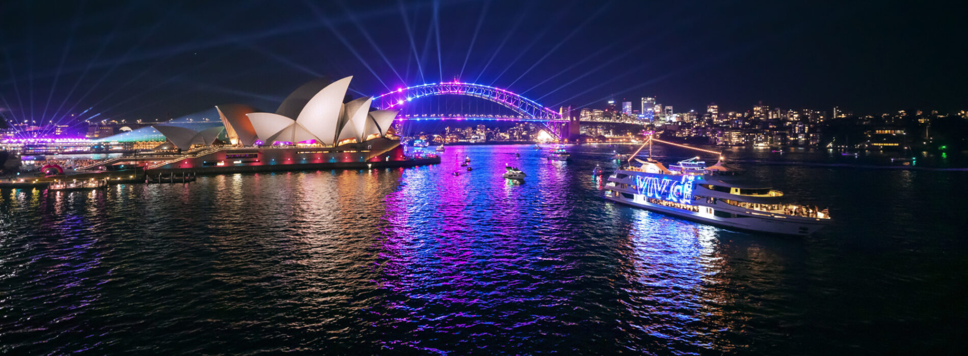 Vivid Sydney 2024 Lights Cruises Captain Cook Cruises Sydney Harbour