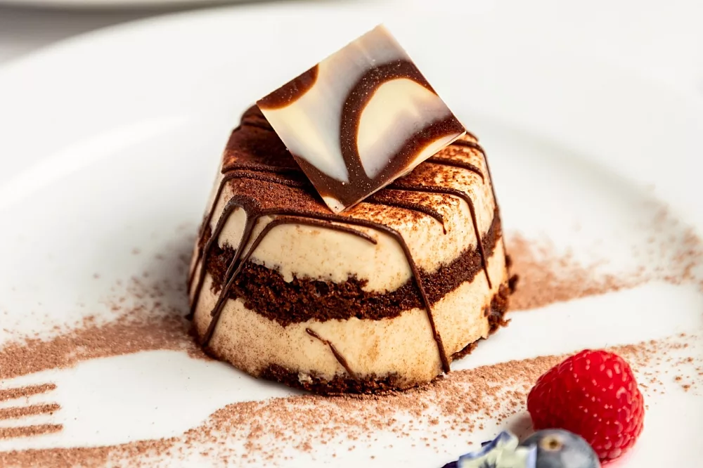 Tiramisu Tower Dessert Food Menu