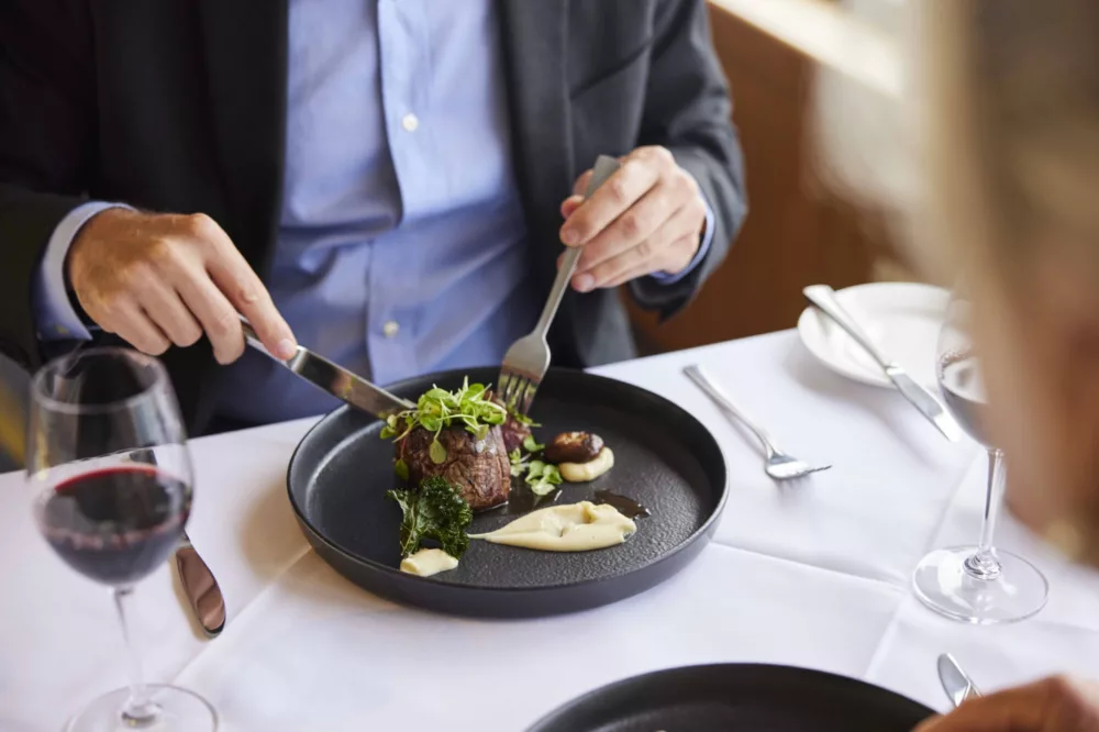 Dining lunch dinner beef food