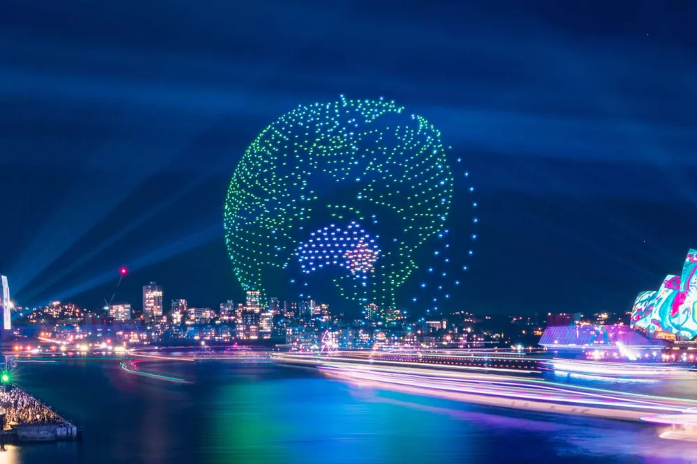 DNSW Drone Show Vivid
