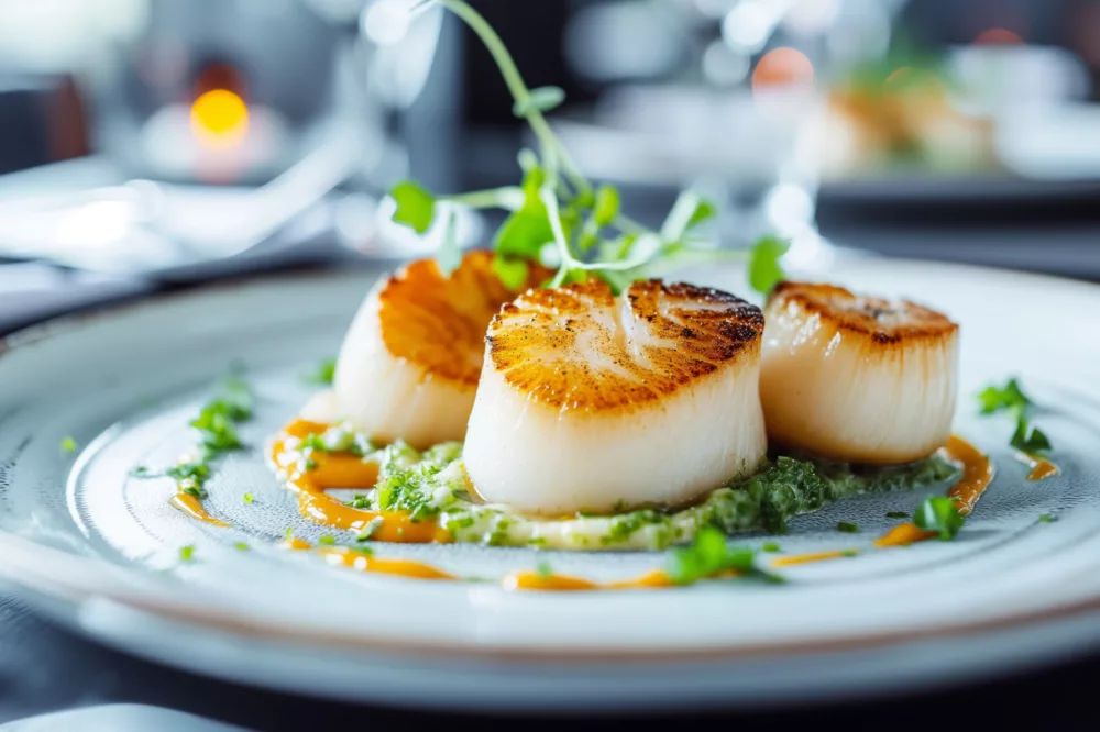 Seafood, scallops, Gold Dinner, ST