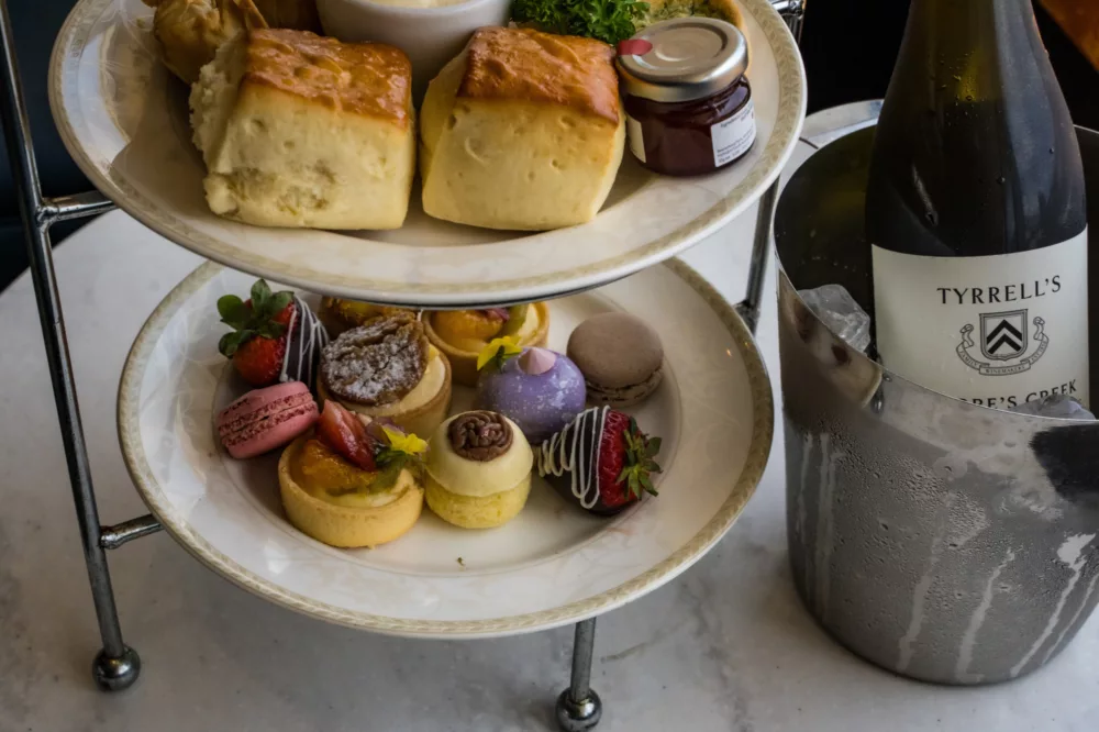 S2 Sydney2000 High Tea Close Up Tyrrells Wine