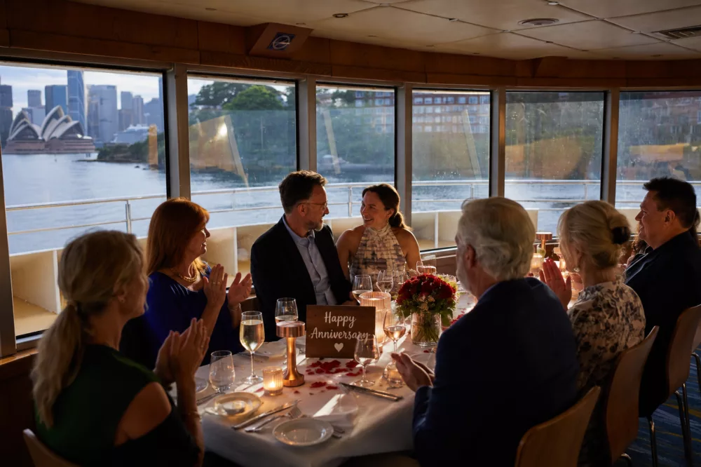 Romantic anniversary dinner