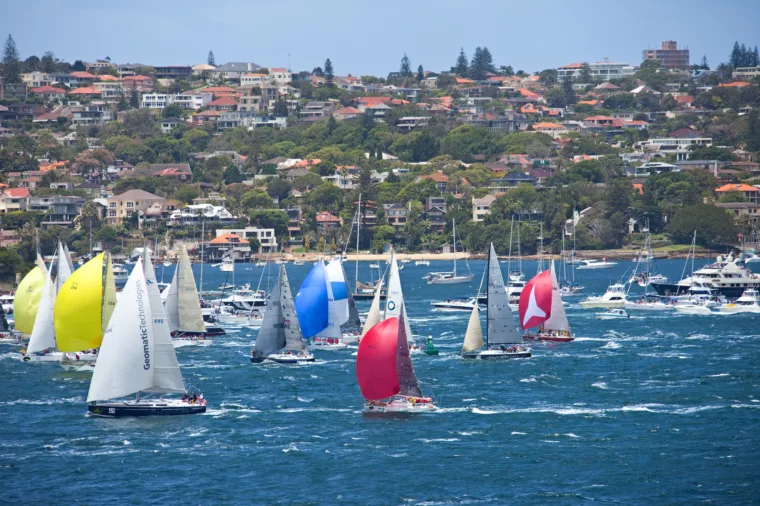 Yacht sailing on Boxing Day Sydney to Hobart non-ccc dnsw special event