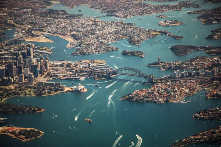 Sydney Harbour Aerial shot during the day non-ccc unsplash
