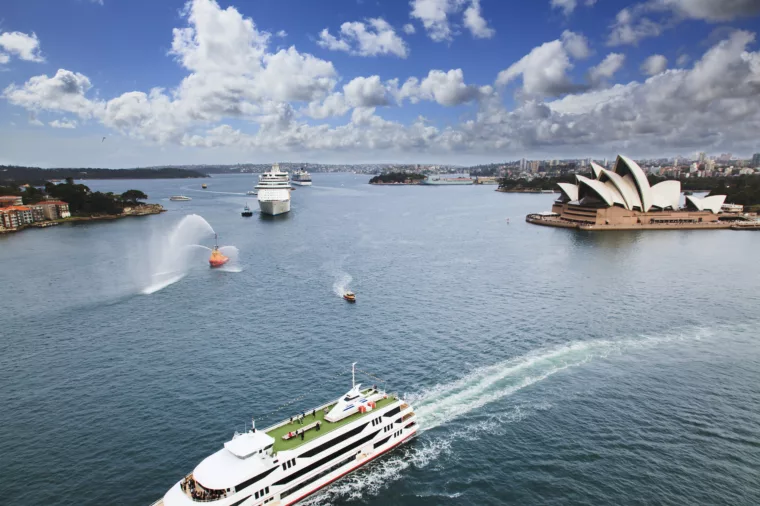 Drone Shot of S2000 and Opera House
