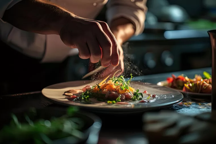 Chef preparing food 1122 ST