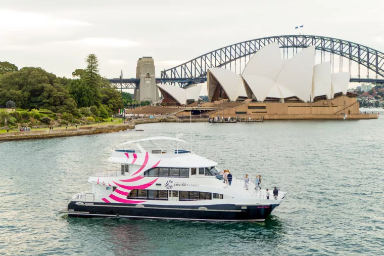 Architecture,  Boat,  Building,  Ferry,  Human,  Opera House,  Person,  Transportation,  Vehicle