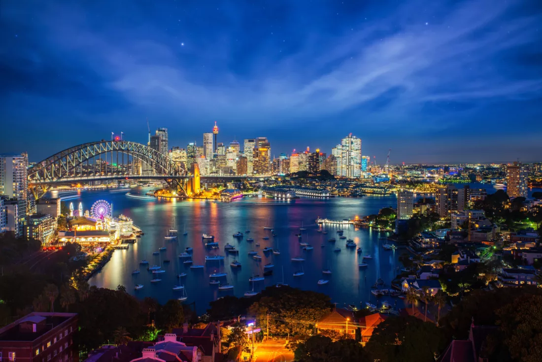 Sydney Harbour Night 3 - ST