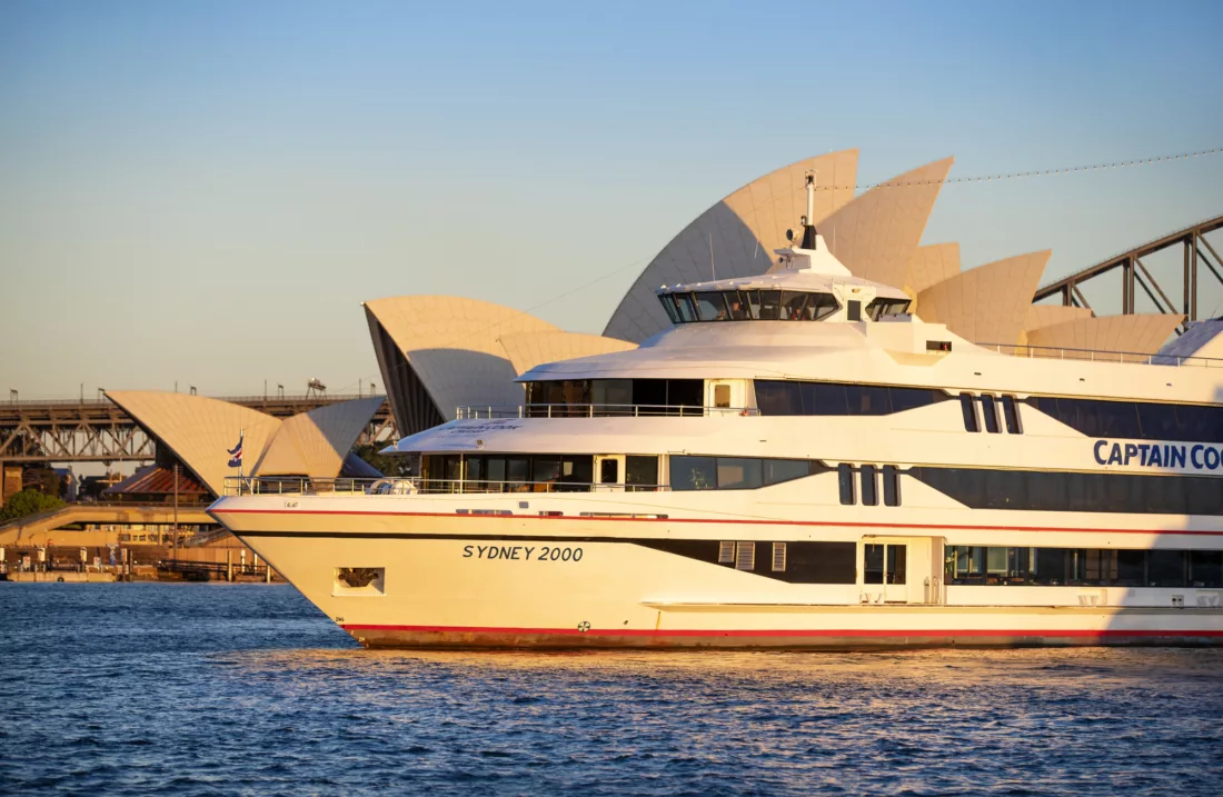 S2 Sydney 2000, closeup, Opera House, sunset