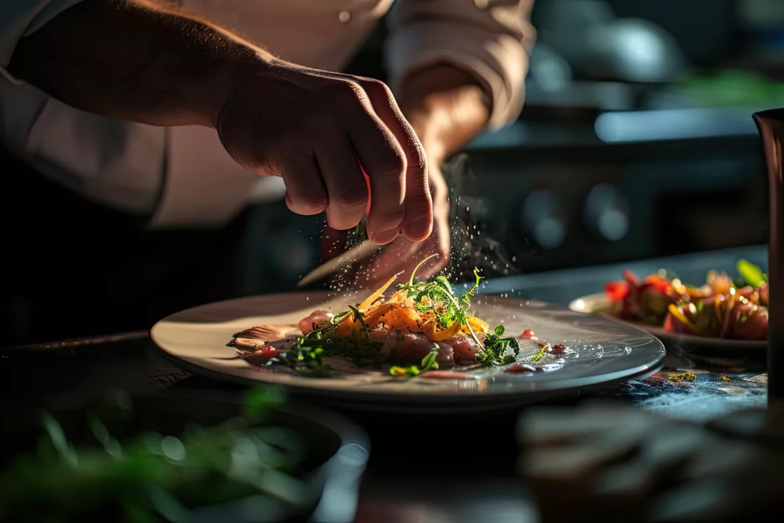 Chef preparing food 1122 ST