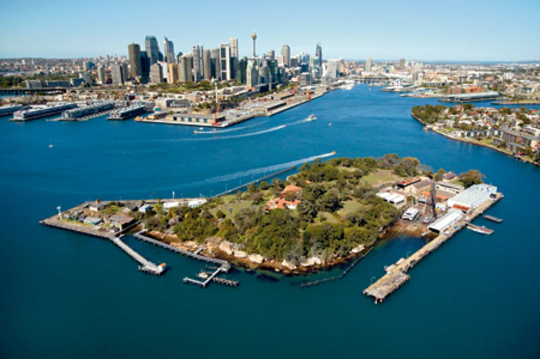 Goat Island sightseeing aerial non-ccc dnsw