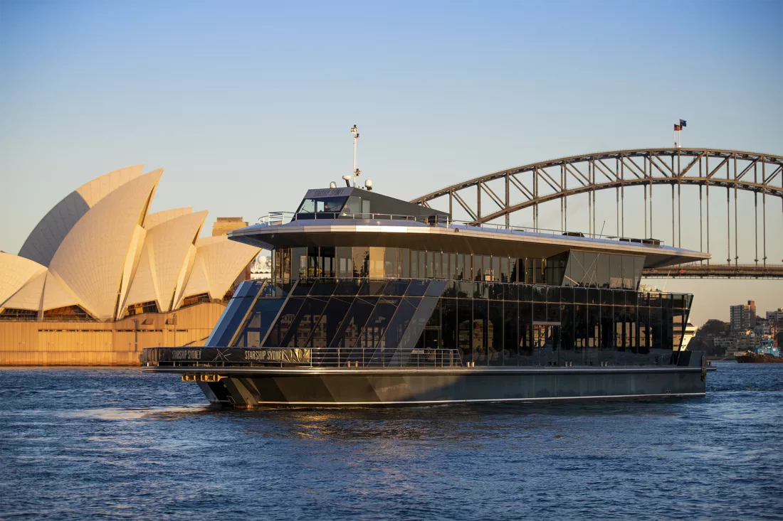 Starship Sydney with Sydney Harbour Bridge and Opera House