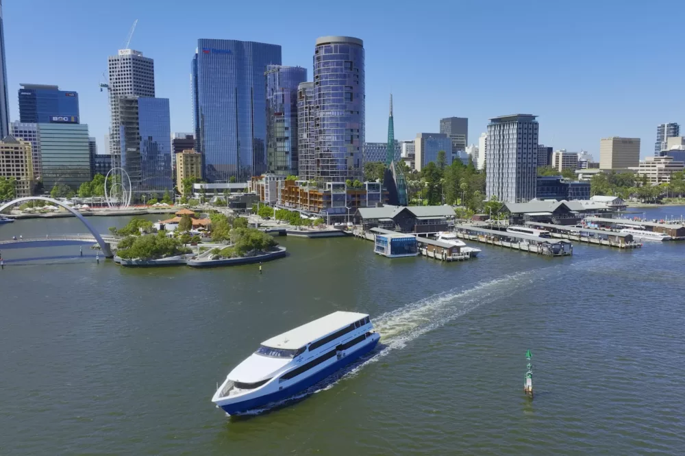 James Stirling cruising along Swan River