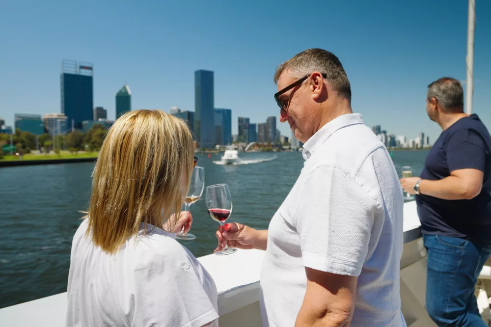 Scenic cruise couple