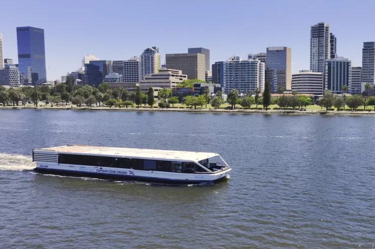 River Lady cruising along Swan River