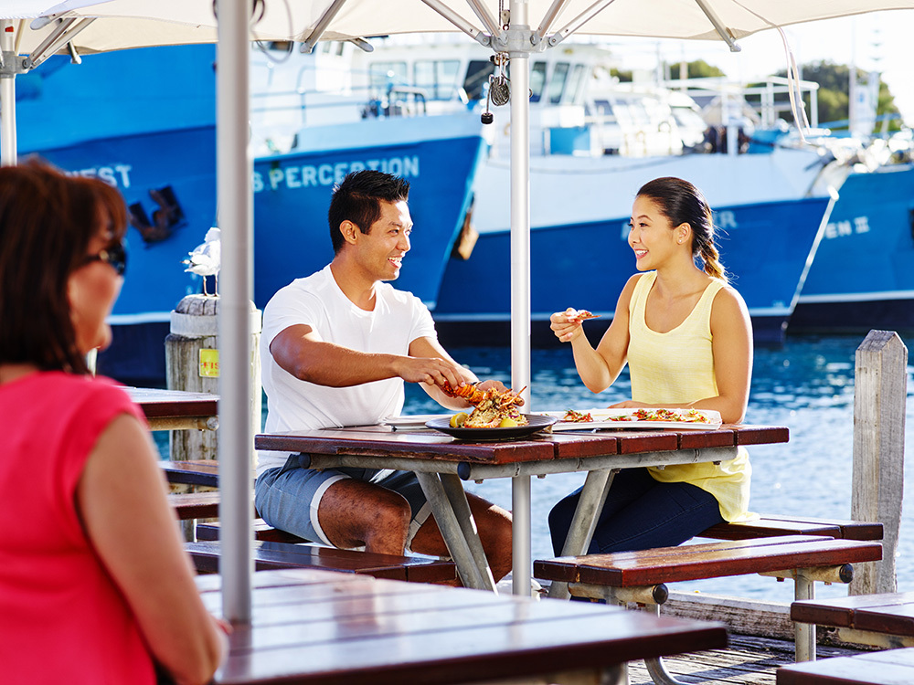 Lunch at Fremantle Port