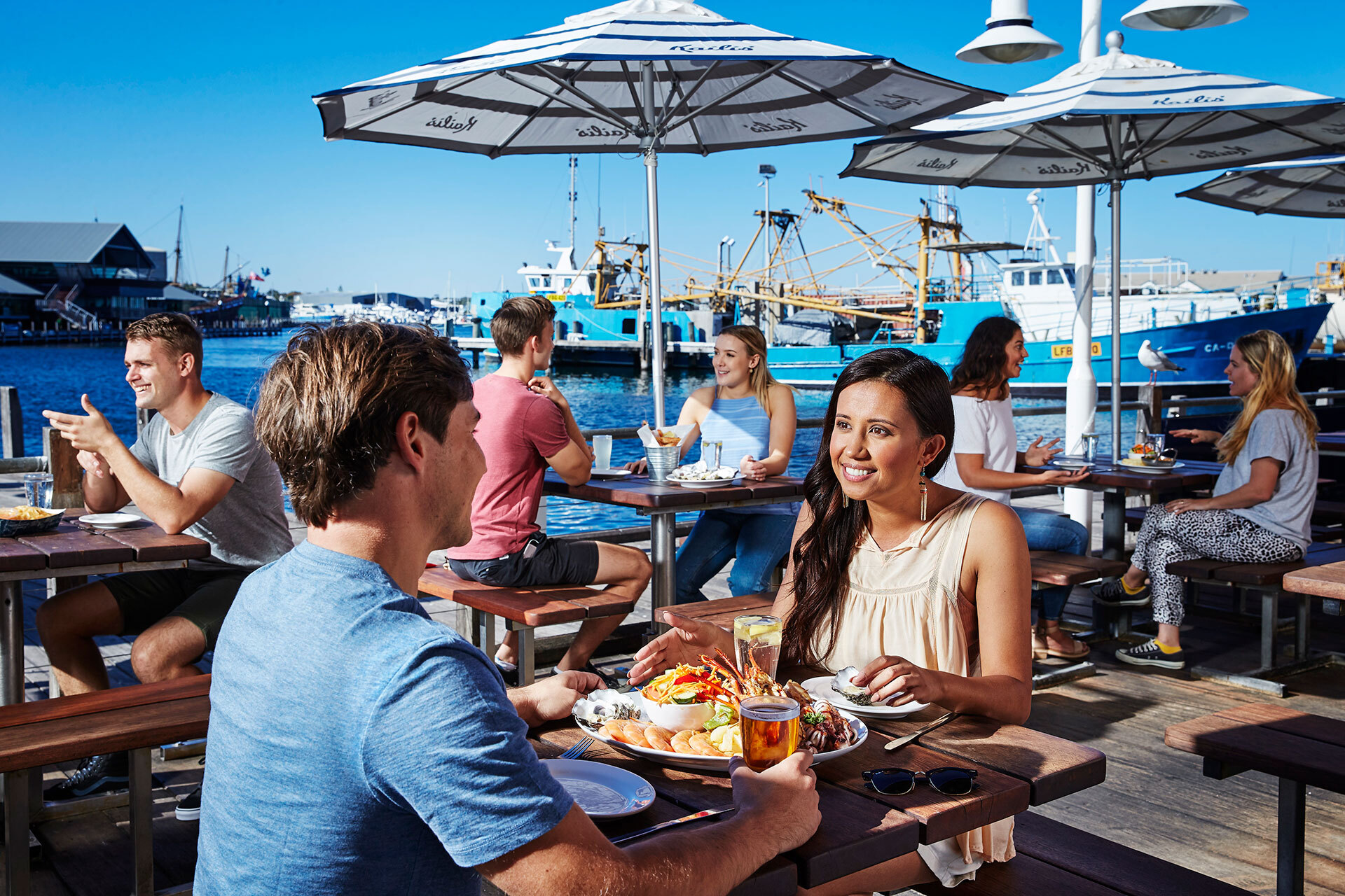 Fish and chips in Fremantle