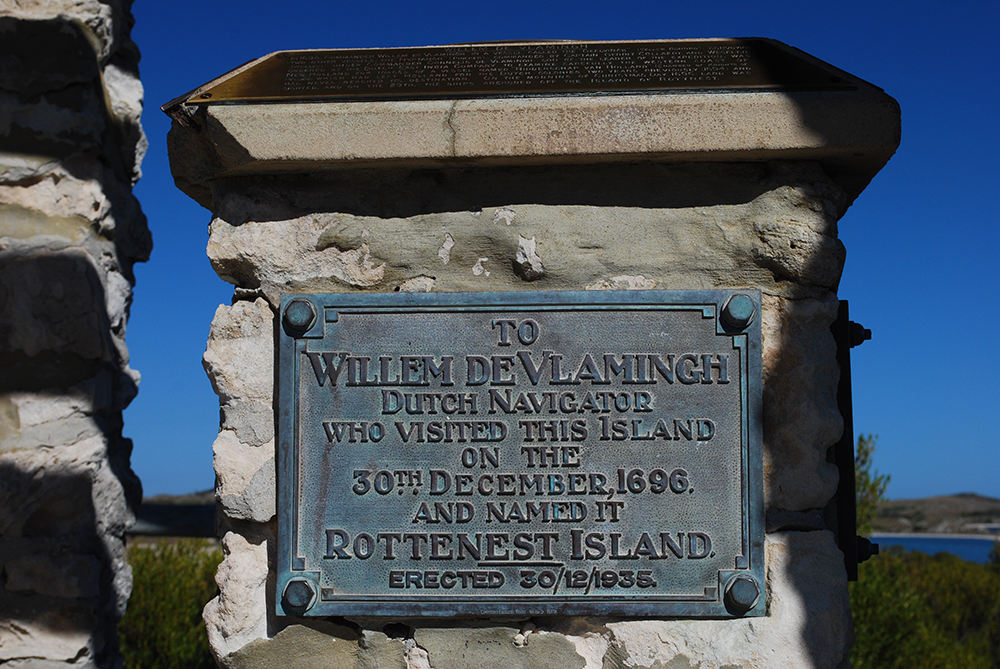 Rottnest Island Historical Plaque