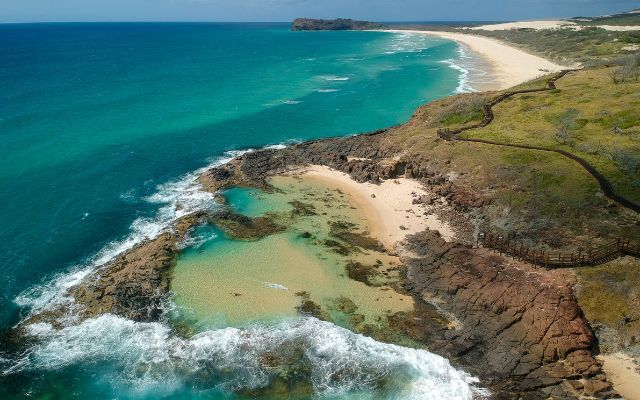 Champagne Pools, K'gari (formerly Fraser Island)