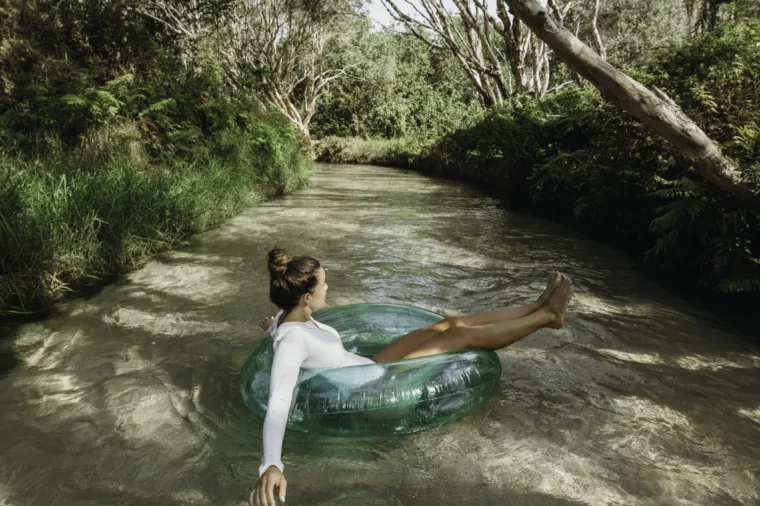 Eli Creek float on K'gari (formerly Fraser Island)