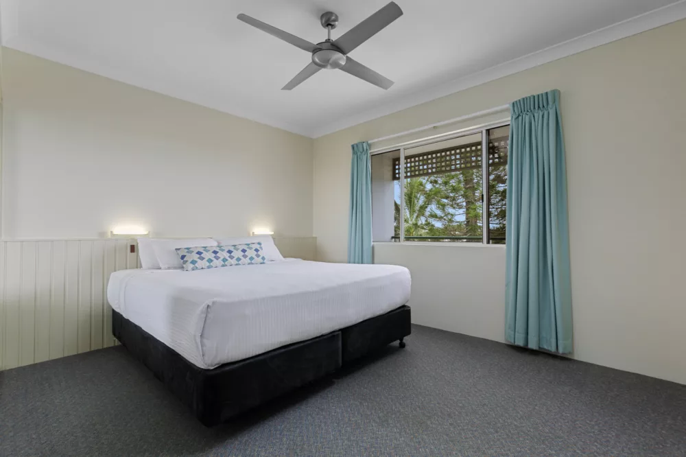 King Two Bedroom Apartment Bedroom, K'gari Beach Resort, K'gari (Fraser Island)