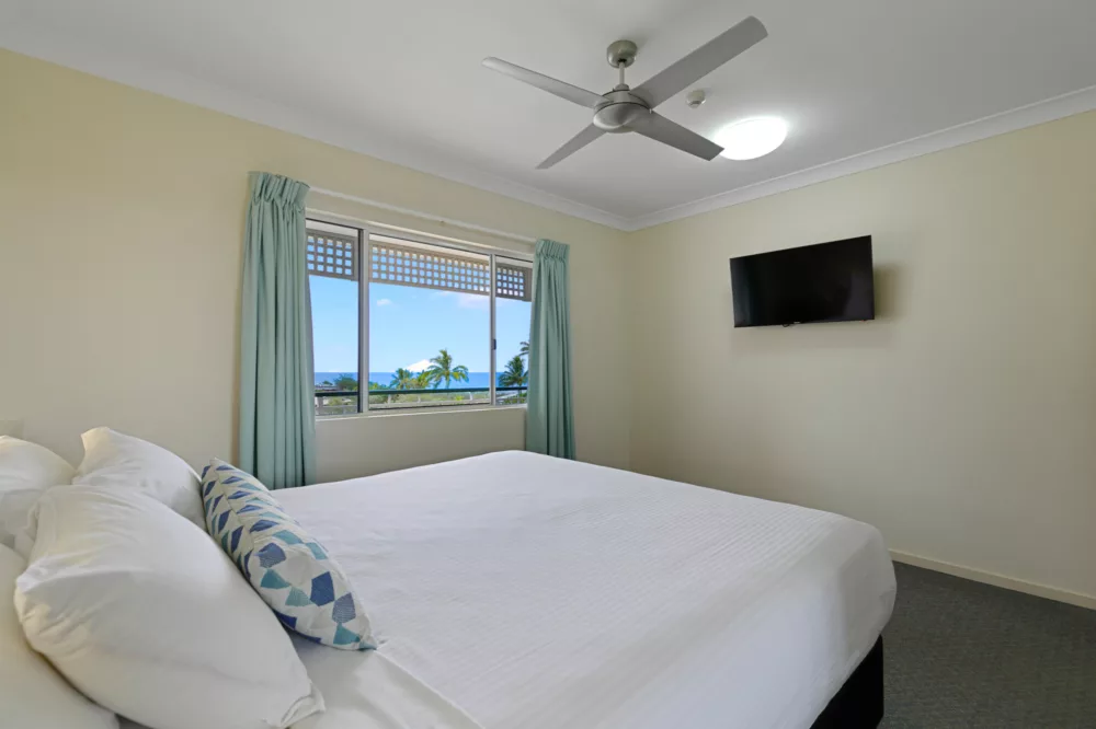 King Two Bedroom Apartment Bedroom, K'gari Beach Resort, K'gari (Fraser Island)