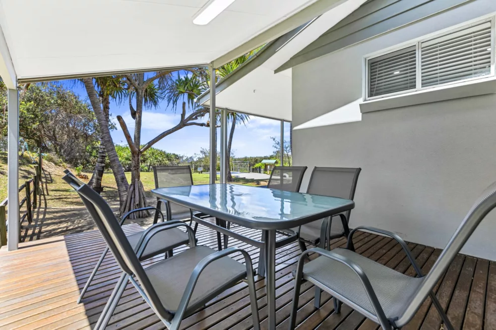 Ocean Side on 75 Beach House - Outdoor Dining, K'gari Beach Resort, K'gari (Fraser Island)