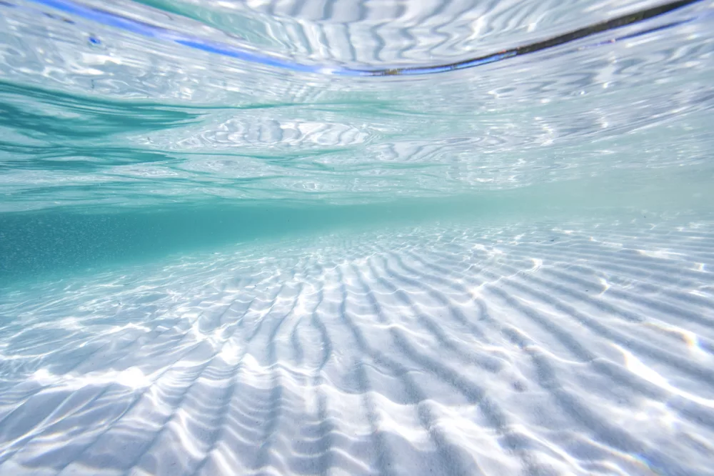 Ripples underwater Lake McKenzie, K'gari (Fraser Island)