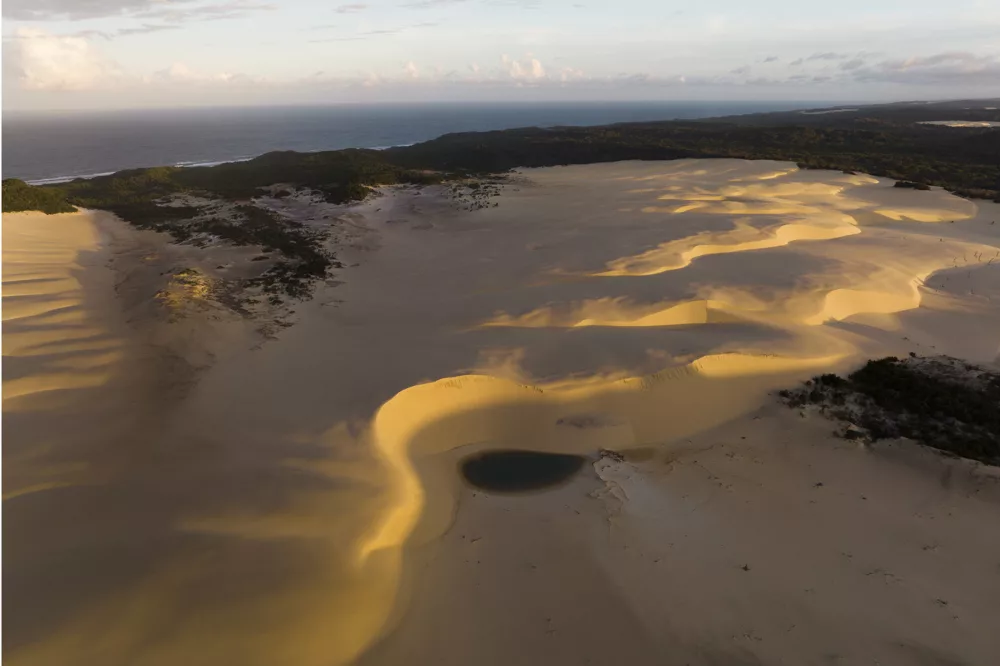 Vast sand dune formations, K'gari (Fraser Island)