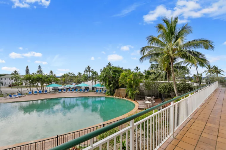 King Hotel Room Balcony, K'gari Beach Resort, K'gari (Fraser Island)