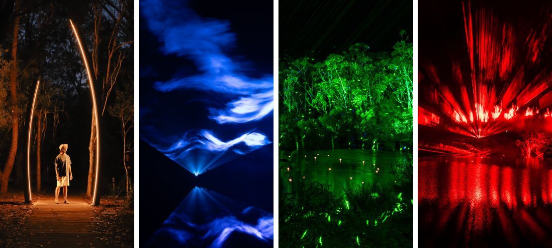 Illumina Light Show Collage
