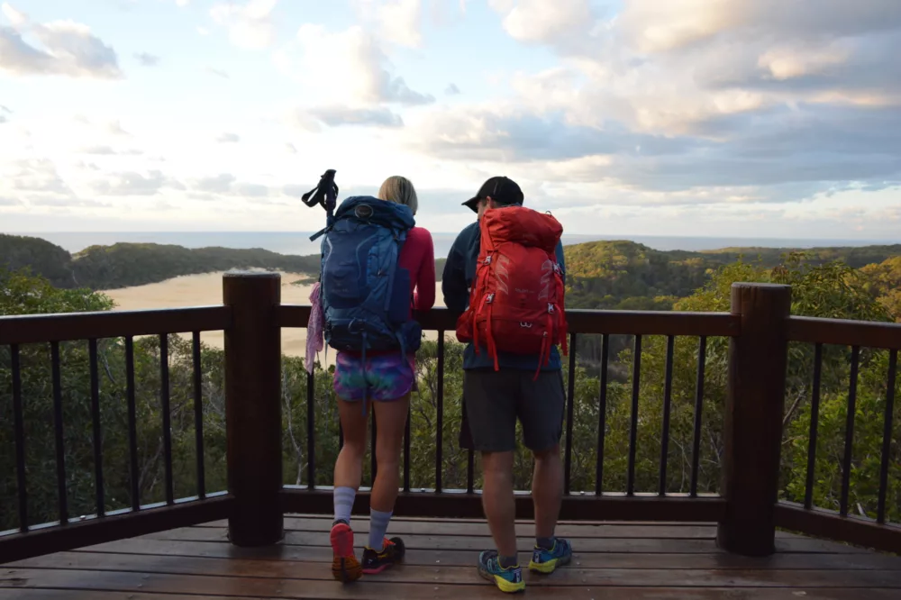 Look-out at Lake Wabby, K'gari (Fraser Island)