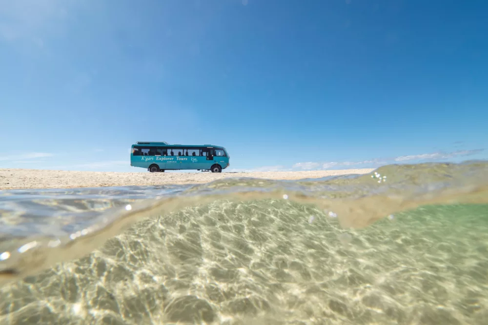 K'gari Explorer Tours on 75 Mile Beach K'gari Fraser Island