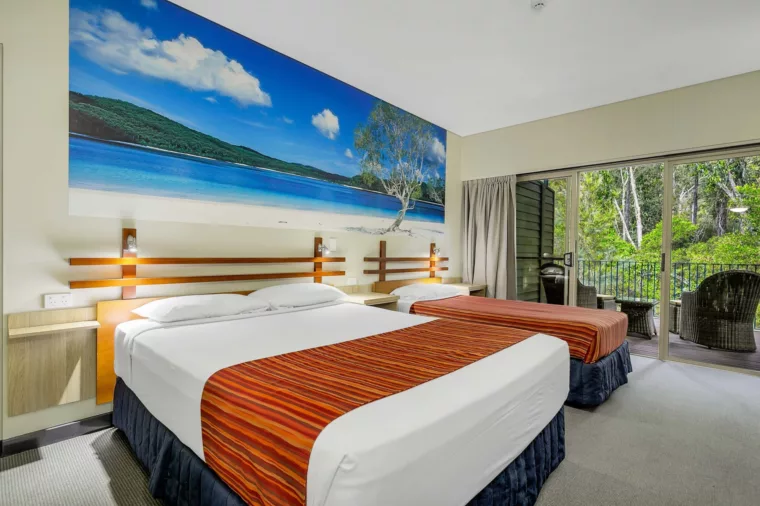 Wallum Resort Hotel Room, Kingfisher Bay Resort, K'gari (Fraser Island)