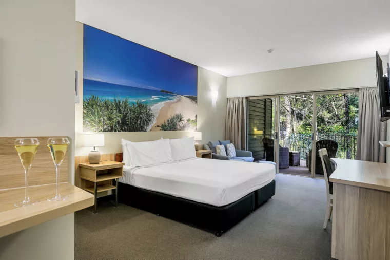 King Hotel Room at Kingfisher Bay Resort, K'gari (Fraser Island)