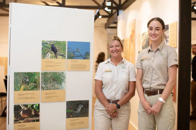 Rangers at the K'gari Discovery Centre, Kingfisher Bay Resort