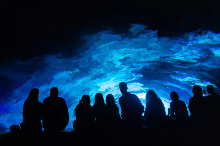 Illumina light show at Kingfisher Bay Resort on Kgari Fraser Island