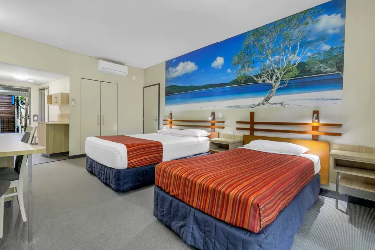 Image showing the layout of a Standard Hotel Room at Kingfisher Bay Resort