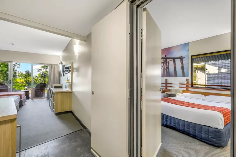 Interior room showing how the rooms interconnect.