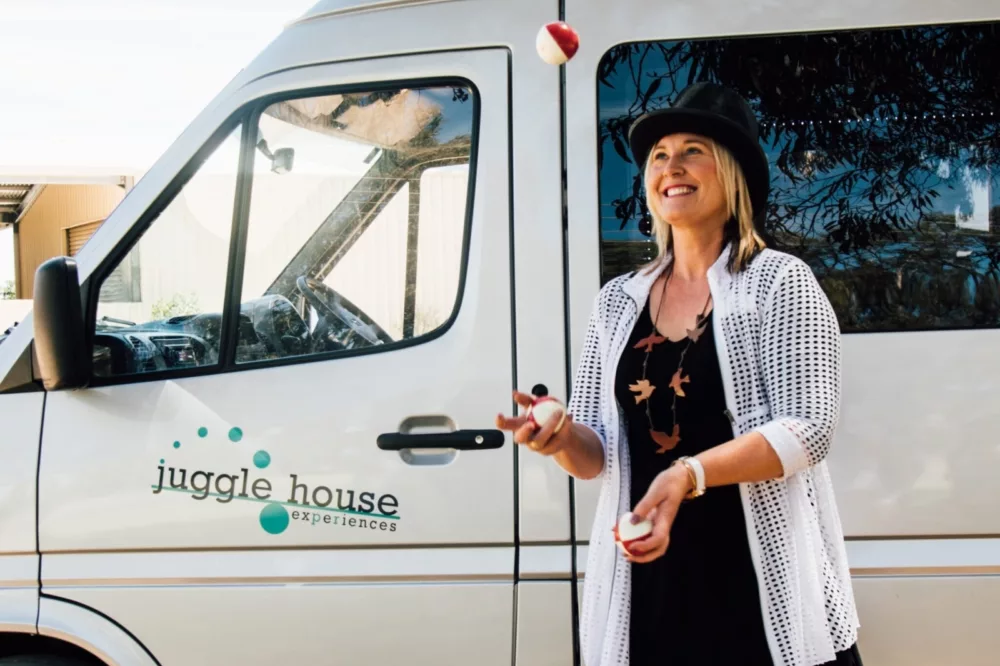 Kelly Juggle House Experiences