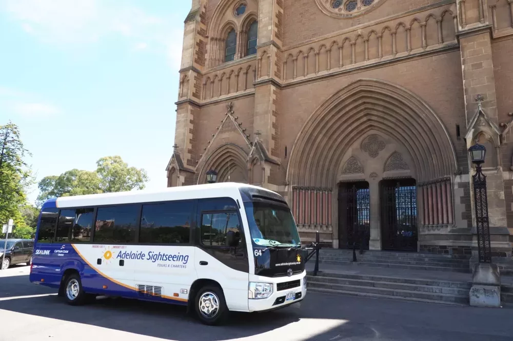 Adelaide Sightseeing coach st peters catherdral