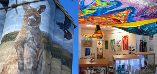 Kingscote silo art & Gallery
